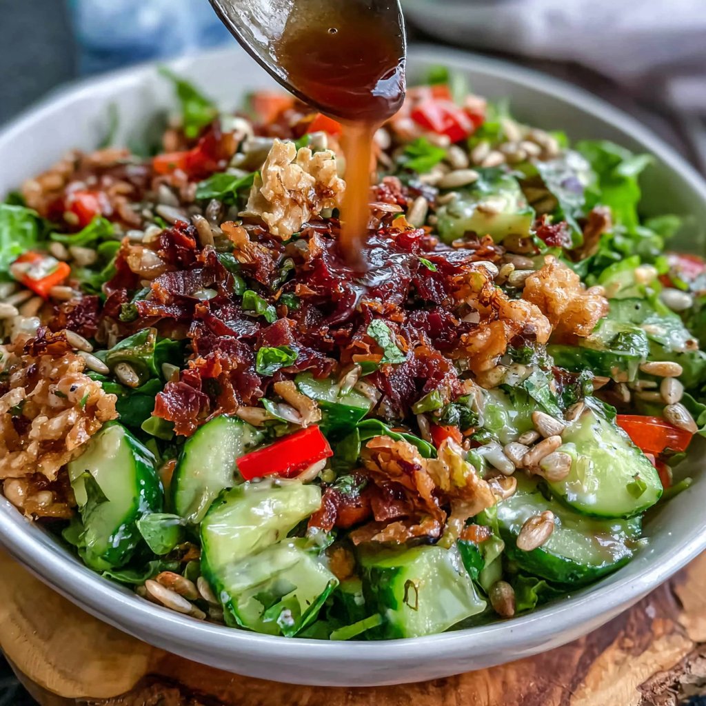 Crunchy Veggie Spring Brunch Salad