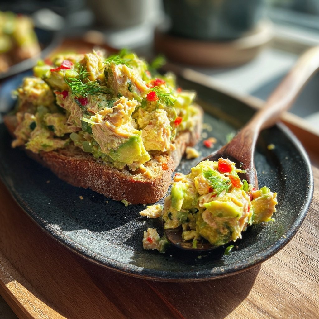 Spicy Avocado Tuna Salad