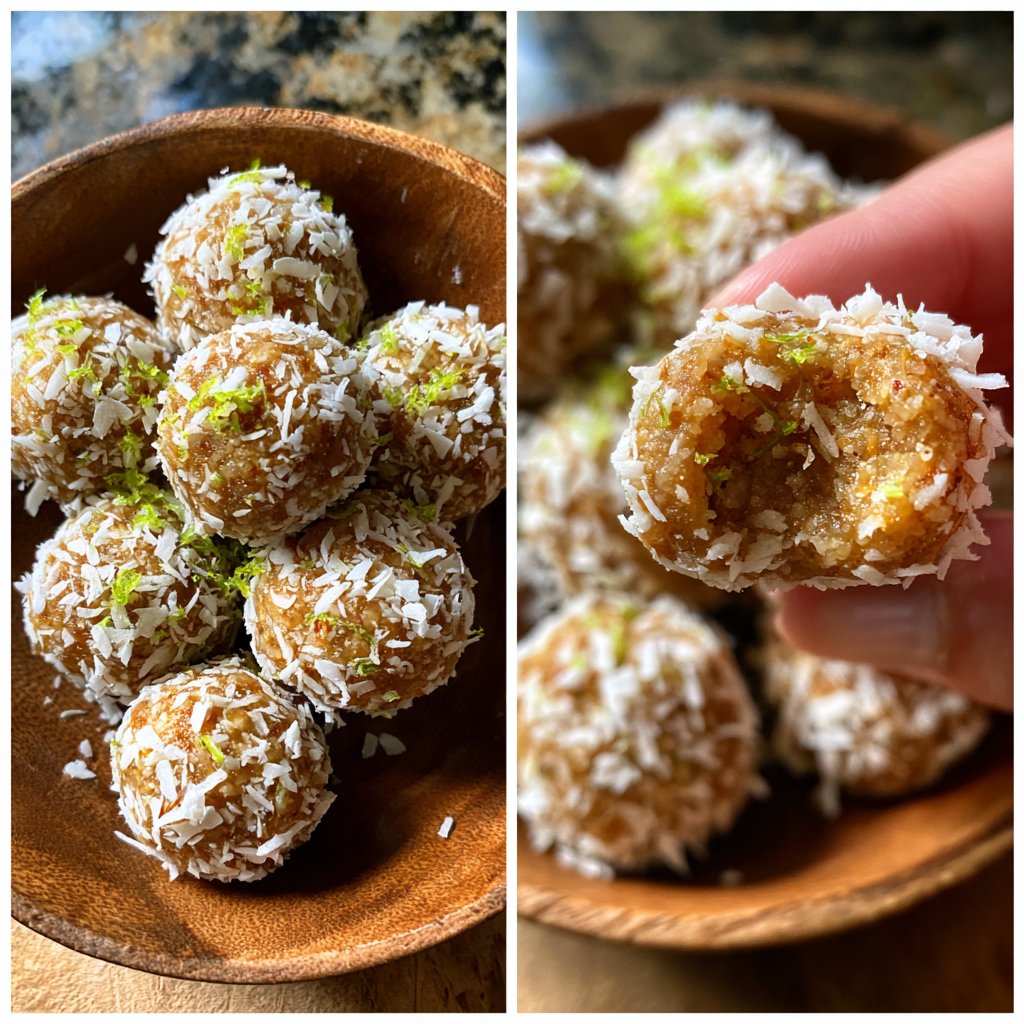 Lime Coconut Energy Bites